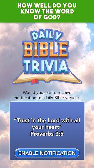 Скачать взломанную Daily Bible Trivia Bible Games [Бесплатные покупки] MOD apk на Андроид