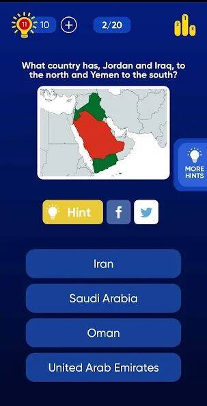 Скачать взломанную Geo Quiz: World Geography, Map [Много монет] MOD apk на Андроид