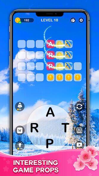 Скачать взломанную Word Connect - Train Brain [Бесплатные покупки] MOD apk на Андроид