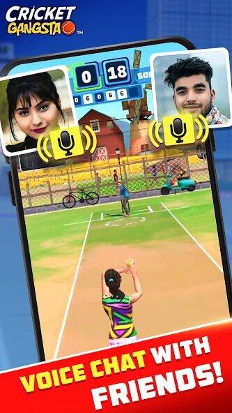 Скачать взломанную Cricket Gangsta™ 1v1 League [Бесплатные покупки] MOD apk на Андроид