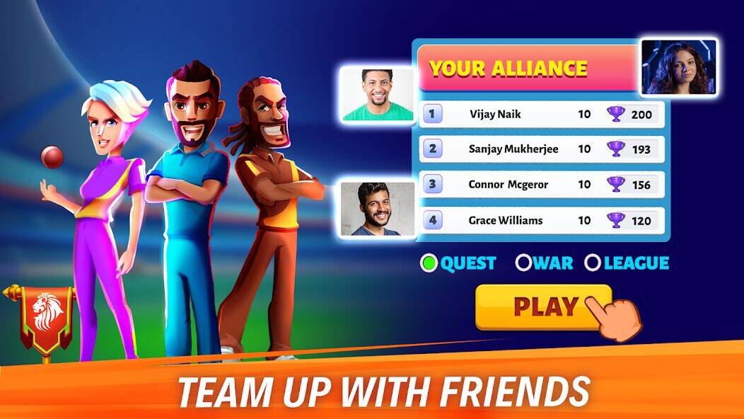 Скачать взломанную Hitwicket: Own a Cricket Team [Много монет] MOD apk на Андроид
