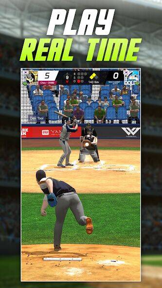 Скачать взломанную Baseball Play: Real-time PVP [Много монет] MOD apk на Андроид