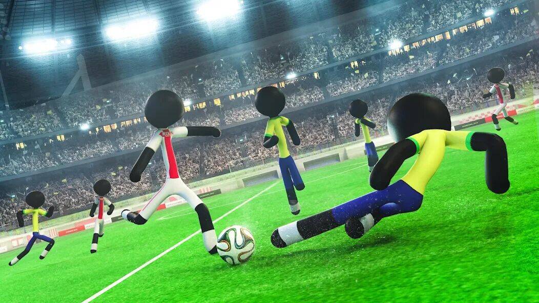 Скачать взломанную Stickman Football Strike Games [Мод меню] MOD apk на Андроид