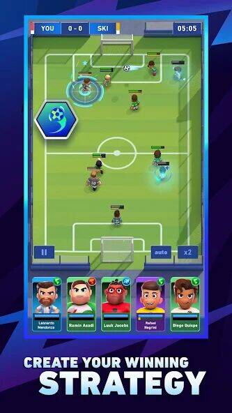 Скачать взломанную AFK Football：Soccer Game [Много монет] MOD apk на Андроид