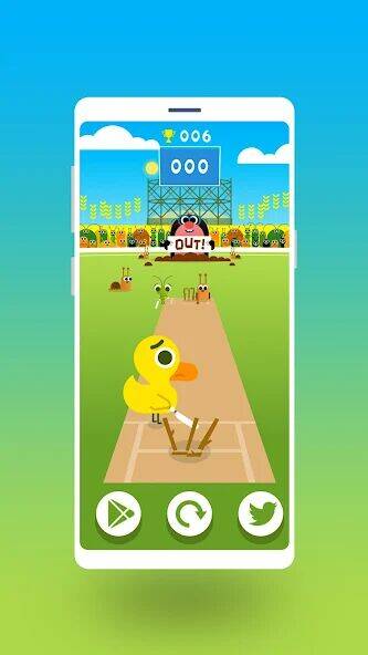Скачать взломанную Cric Game - Doodle Cricket [Мод меню] MOD apk на Андроид