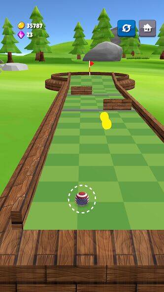 Скачать взломанную Mini Golf Challenge [Бесплатные покупки] MOD apk на Андроид