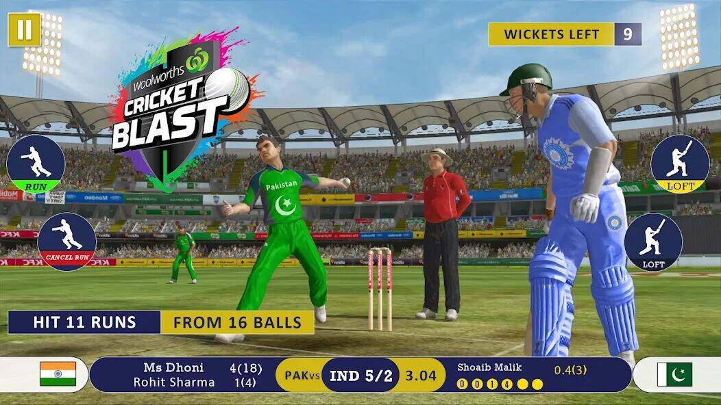 Скачать взломанную Мир Крикет Игры Не в сети [Бесплатные покупки] MOD apk на Андроид