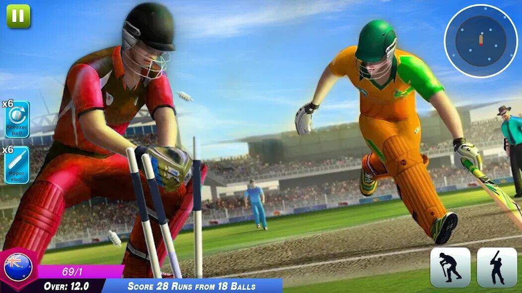 Скачать взломанную Мир Крикет Игры Не в сети [Бесплатные покупки] MOD apk на Андроид