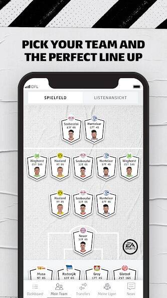Скачать взломанную Bundesliga Fantasy Manager [Мод меню] MOD apk на Андроид