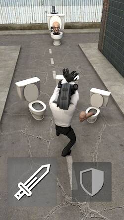 Скачать взломанную Toilet Fight [Мод меню] MOD apk на Андроид