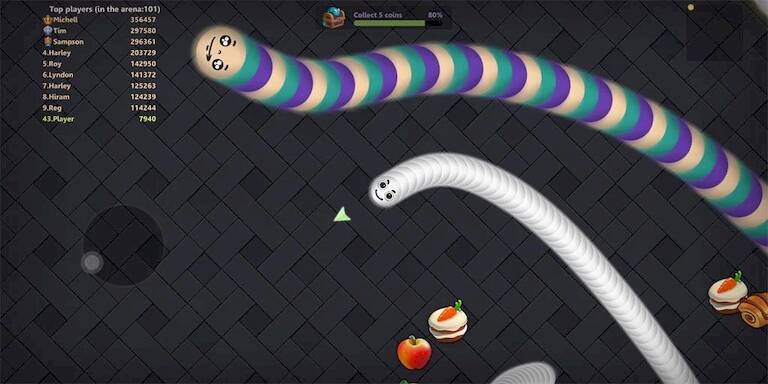 Скачать взломанную Snake Lite - Snake Zone Game [Много монет] MOD apk на Андроид