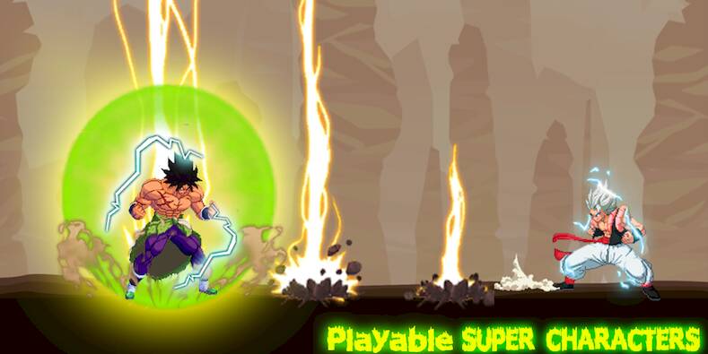 Скачать взломанную DBZ : Super Goku Battle [Много денег] MOD apk на Андроид