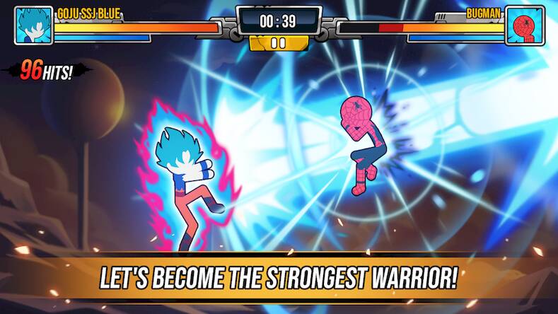 Скачать взломанную Super Stickman Dragon Warriors [Бесплатные покупки] MOD apk на Андроид