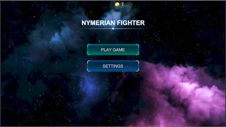 Скачать взломанную Nymerian Fighter Space Shooter [Много монет] MOD apk на Андроид