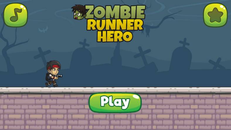 Скачать взломанную Zombie Runner Hero [Мод меню] MOD apk на Андроид
