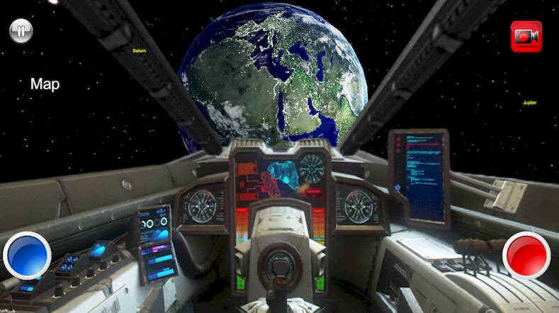 Скачать взломанную Space Conquest 3D [Много денег] MOD apk на Андроид