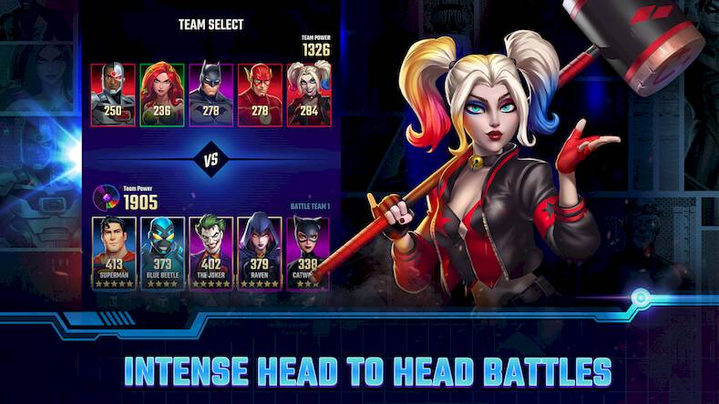 Скачать взломанную DC Heroes & Villains: Match 3 [Много монет] MOD apk на Андроид