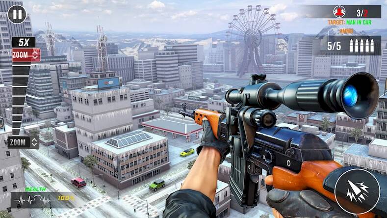 Скачать взломанную снайперские игры 3d: стрелялки [Бесплатные покупки] MOD apk на Андроид