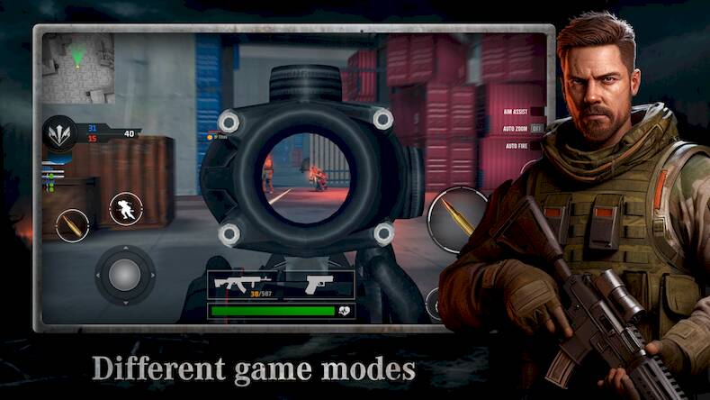 Скачать взломанную Gun Zone: Gun & Shooting Games [Мод меню] MOD apk на Андроид