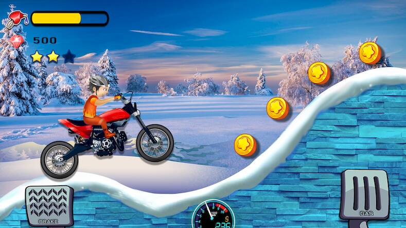 Скачать взломанную Bike Hill Racing - Bike Game [Бесплатные покупки] MOD apk на Андроид
