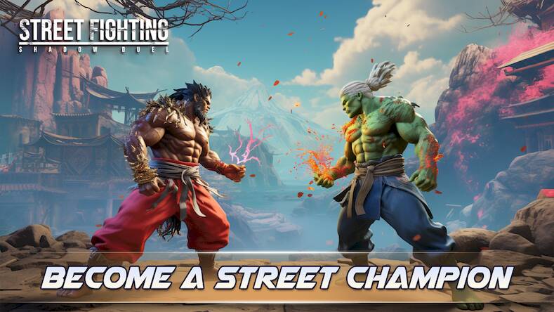 Скачать взломанную Street Fighting Shadow Duel [Много денег] MOD apk на Андроид