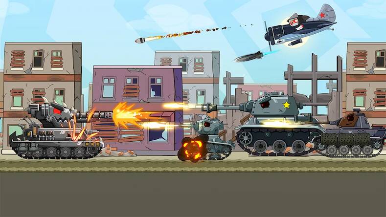 Скачать взломанную Tank Arena Steel Battle [Бесплатные покупки] MOD apk на Андроид
