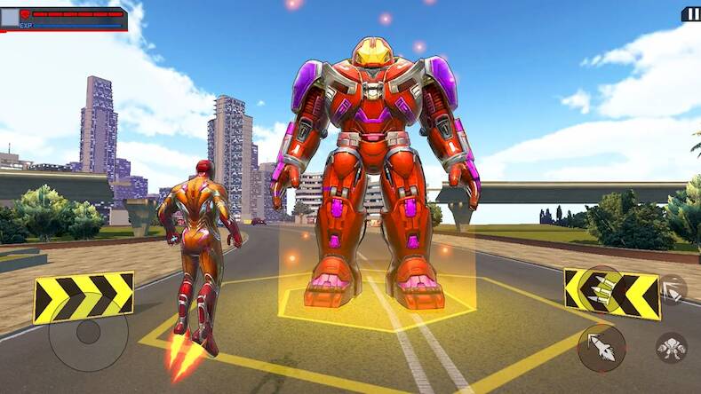 Скачать взломанную Super City Hero:Iron Hero Game [Бесплатные покупки] MOD apk на Андроид