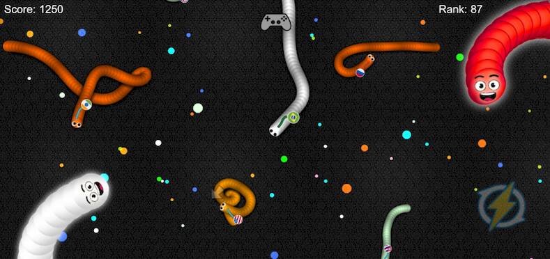 Скачать взломанную Snake Zone .io War Worm .io [Бесплатные покупки] MOD apk на Андроид