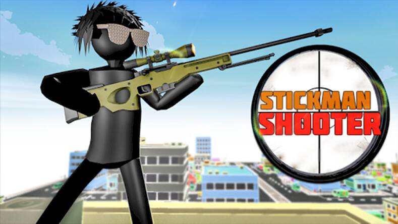 Скачать взломанную Stickman Sniper Shooter games [Много денег] MOD apk на Андроид