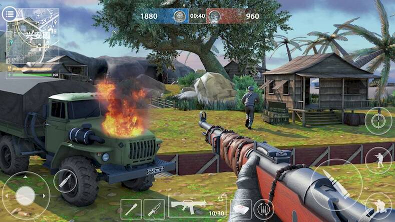 Скачать взломанную World War 2 Reborn: War Games [Бесплатные покупки] MOD apk на Андроид