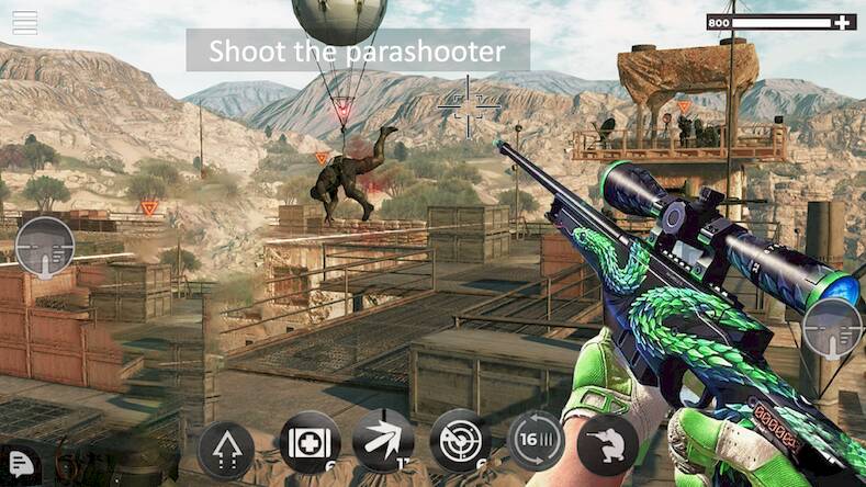 Скачать взломанную Снайперский стрелок Элита [Бесплатные покупки] MOD apk на Андроид