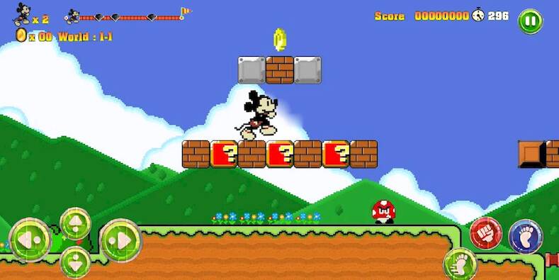 Скачать взломанную Adventure Dash Mickey jungle [Много денег] MOD apk на Андроид