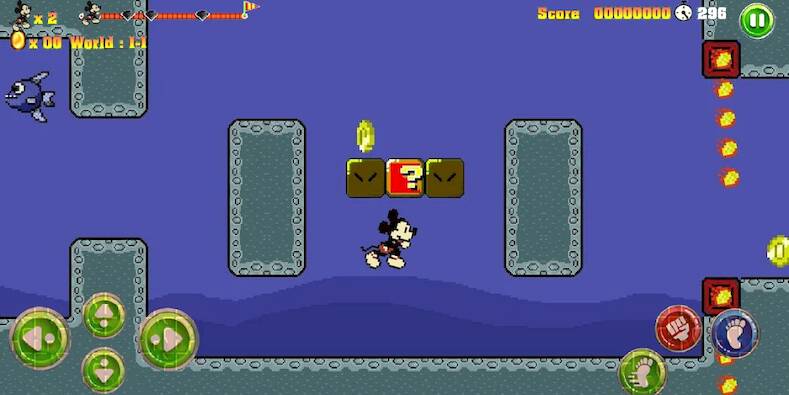 Скачать взломанную Adventure Dash Mickey jungle [Много денег] MOD apk на Андроид
