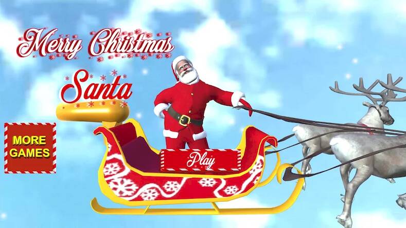 Скачать взломанную Happy Christmas Santa [Мод меню] MOD apk на Андроид