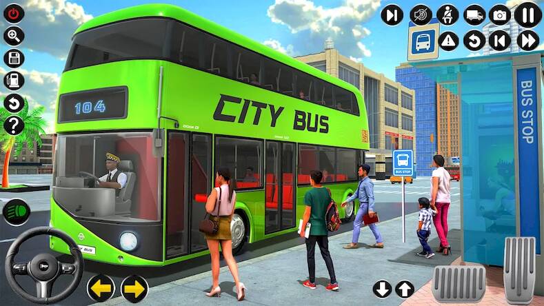 Скачать взломанную Passenger Coach Bus Driving 3D [Много денег] MOD apk на Андроид