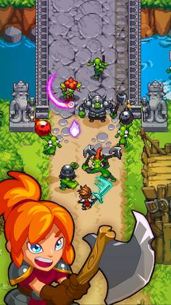 Скачать взломанную Dash Quest Heroes [Много монет] MOD apk на Андроид