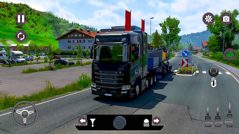 Скачать взломанную Truck Simulator Euro Truck 3d [Много денег] MOD apk на Андроид