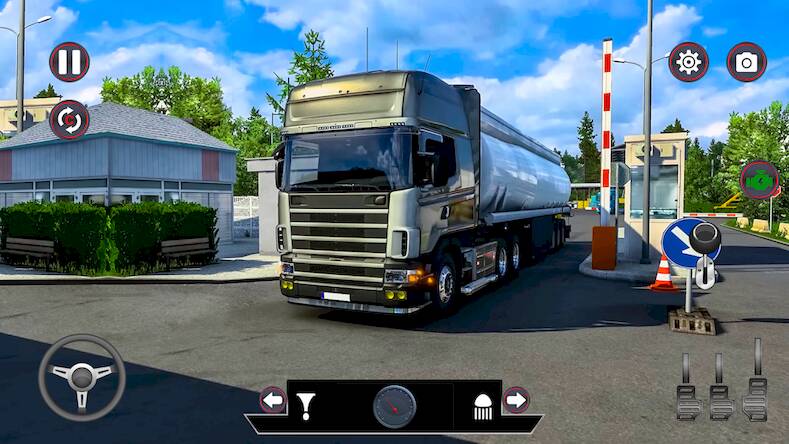Скачать взломанную Truck Simulator Euro Truck 3d [Много денег] MOD apk на Андроид