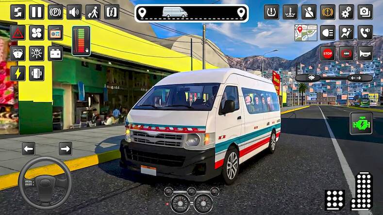 Скачать взломанную Van Simulator Games Indian Van [Много денег] MOD apk на Андроид