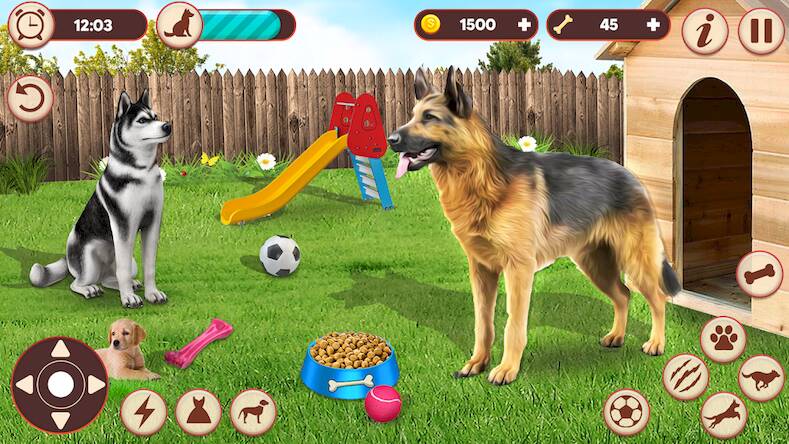 Скачать взломанную Игра для симулятора собак [Много денег] MOD apk на Андроид