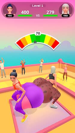 Скачать взломанную Twerk Race 3D — Running Game [Бесплатные покупки] MOD apk на Андроид