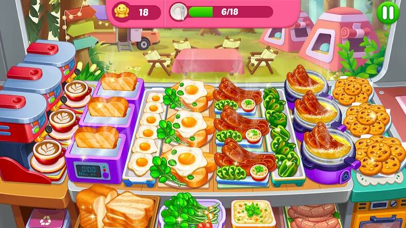 Скачать взломанную Crazy Cooking Diner: Chef Game [Мод меню] MOD apk на Андроид