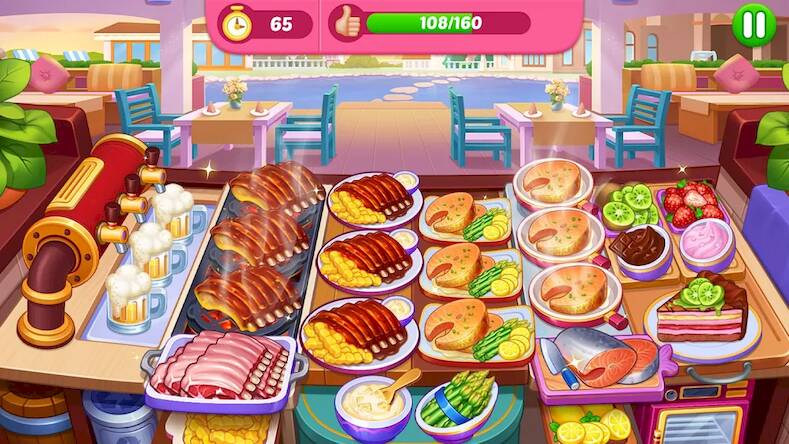 Скачать взломанную Crazy Cooking Diner: Chef Game [Мод меню] MOD apk на Андроид