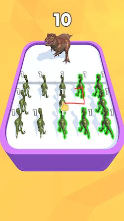 Скачать взломанную Merge Master: Dinosaur Monster [Мод меню] MOD apk на Андроид
