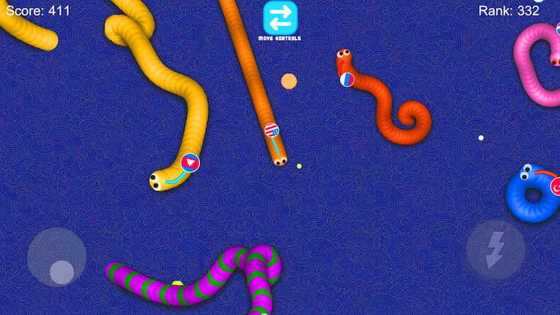 Скачать взломанную Worms Snake Zone Battle .io [Мод меню] MOD apk на Андроид