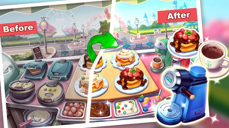 Скачать взломанную Cooking Center-Restaurant Game [Много денег] MOD apk на Андроид