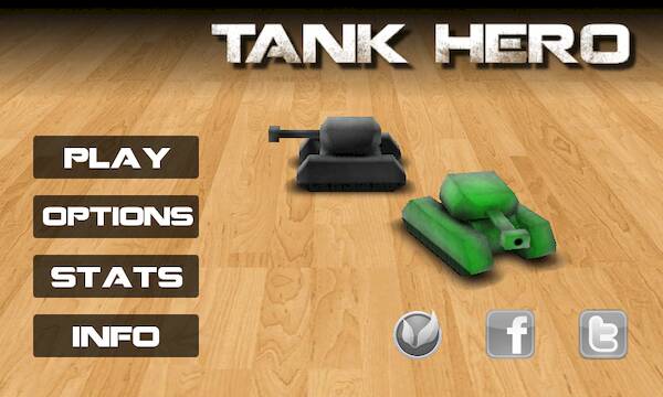 Скачать взломанную Tank Hero [Бесплатные покупки] MOD apk на Андроид