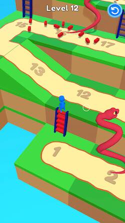 Скачать взломанную Snakes & Ladders Race [Много денег] MOD apk на Андроид