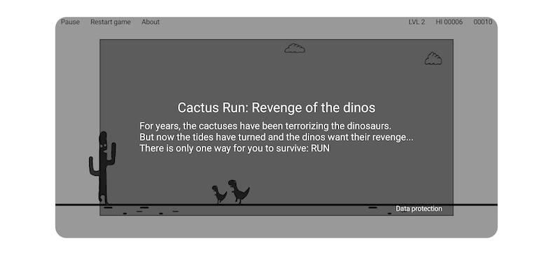 Скачать взломанную Cactus Run: The Dinos' revenge [Мод меню] MOD apk на Андроид