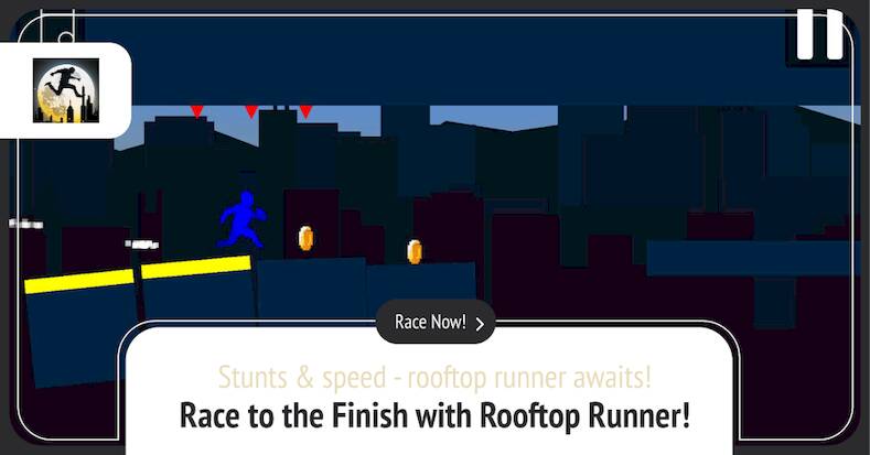 Скачать взломанную Ultimate Rooftop Parkour Run [Мод меню] MOD apk на Андроид